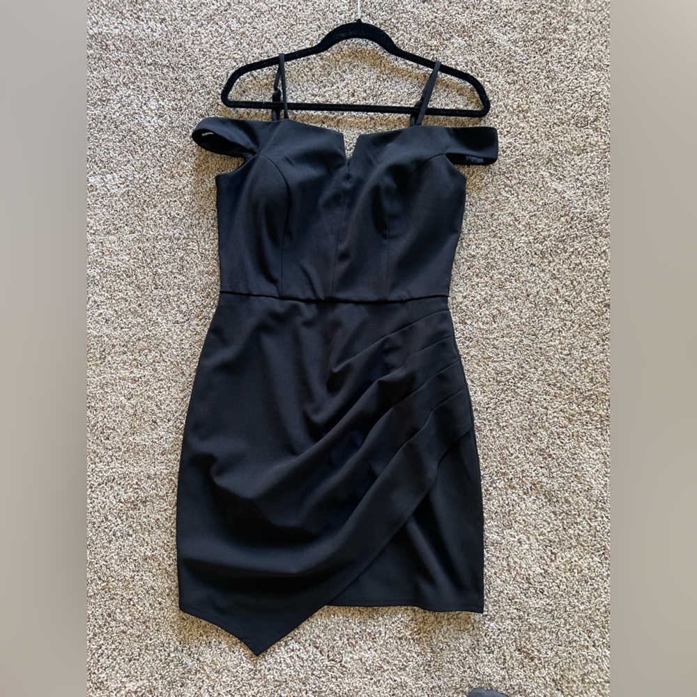 Eden Black Off The Shoulder Dress